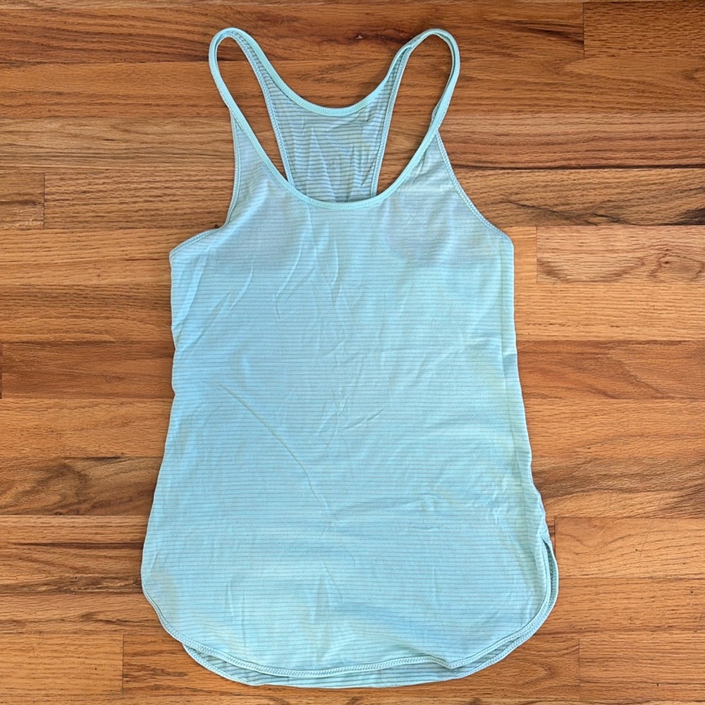 Lululemon baby blue racer back tank